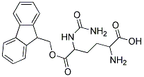 Fmoc-D-2-amino-5-ureido-n-valeric acid 结构式