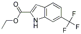 6-三氟甲基吲哚-2-甲酸乙酯 结构式