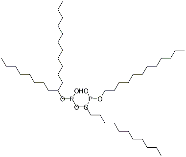 DI-N-DODECYL PHOSPHITE, (PHOSPHOROUS ACID DI-N-DODECYL ESTER) 结构式