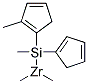 DIMETHYL(DIMETHYLBIS(CYCLOPENTADIENYL)SILYL)ZIRCONIUM, 98+% 结构式