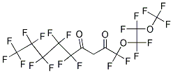 7H,7H-PERFLUORO-10,13-DIOXATETRADECANE-6,8-DIONE 结构式