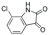 7-CHLOROINDOLINE-2,3-DIONE 结构式