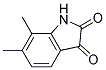 6,7-DIMETHYLINDOLINE-2,3-DIONE 结构式
