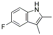 5-FLUORO-2,3-DIMETHYL-1H-INDOLE 结构式