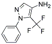 1-苯基-5-三氟甲基-1H-吡唑-4-胺 结构式