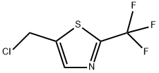 2-三氟甲基-5-氯甲基噻唑 结构式