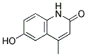 4-甲基-6-羟基-2(1H)-喹啉酮 结构式