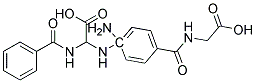 4-AMINOHIPPURIC ACID, [N-(4-AMINOBENZOYL)GLYCINE] 结构式