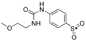 4-[3-(2-METHOXY-ETHYL)-UREIDO]BENZENESULFONYL 结构式