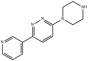 3-(哌嗪-1-基)-6-(吡啶-3-基)哒嗪 结构式