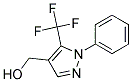 (1-苯基-5-三氟甲基-1H-吡唑-4-基)甲醇 结构式