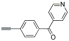 (4-Ethynylphenyl)-4-pyridinyl-methanone 结构式