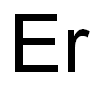 ERBIUM STANDARD SOLUTION, 1 MG/ML ER IN 2% HNO3, FOR AAS 结构式