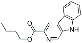 N-BUTYL BETA-CARBOLINE-3-CARBOXYLATE 结构式