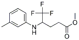 5,5,5-TRIFLUORO-4-M-TOLYLAMINO-PENTANOIC ACID METHYL ESTER 结构式