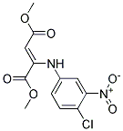 DIMETHYL 2-(4-CHLORO-3-NITROANILINO)BUT-2-ENEDIOATE, TECH 结构式
