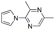 3,5-DIMETHYL-2-(1H-PYRROL-1-YL)PYRAZINE, TECH 结构式