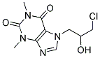 7-(3-CHLORO-2-HYDROXYPROPYL)-1,3-DIMETHYL-2,3,6,7-TETRAHYDRO-1H-PURINE-2,6-DIONE, TECH 结构式