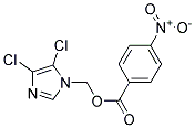 (4,5-DICHLORO-1H-IMIDAZOL-1-YL)METHYL 4-NITROBENZOATE, TECH 结构式