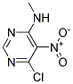 N4-METHYL-6-CHLORO-5-NITROPYRIMIDIN-4-AMINE, TECH 结构式