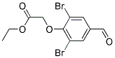 Ethyl 2-(2,6-dibromo-4-formylphenoxy)acetate, tech 结构式