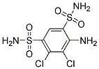 4-Amino-5,6-dichlorobenzene-1,3-disulfonamide, tech 结构式