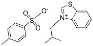 3-ISOBUTYL-1,3-BENZOTHIAZOL-3-IUM 4-METHYLBENZENE-1-SULFONATE 结构式