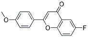 6-Fluoro-2-(4-methoxyphenyl)-4H-chromen-4-one 结构式