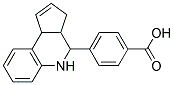 4-(3A,4,5,9B-TETRAHYDRO-3H-CYCLOPENTA[C]QUINOLIN-4-YL)-BENZOIC ACID 结构式