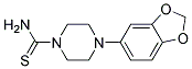 4-BENZO[1,3]DIOXOL-5-YL-PIPERAZINE-1-CARBOTHIOICACID AMIDE 结构式