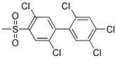 4-METHYLSULFONYL-2,2',4',5,5'-PENTACHLOROBIPHENYL 结构式