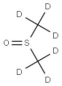 DIMETHYL-D6 SULFOXIDE + 0.05% TMS (V/V) 结构式