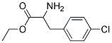 P-CHLORO-DL-PHENYLALANINE ETHYL ESTER 结构式