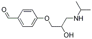 4-(2-Hydroxy-3-isopropylaminopropoxy)benzaldehyde 结构式