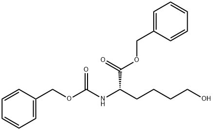 BENZYL (2S)-2-CARBOBENZYLOXYAMINO-6-HYDROXYHEXANOATE 结构式