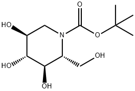 N-BOC-1,5-二亚氨基D葡萄糖醇 结构式