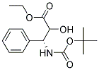 N-(T-BOC)-3-PHENYL ISOSERINE ETHYL ESTER 结构式