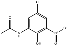 N-(5-CHLORO-2-HYDROXY-3-NITROPHENYL)ACETAMIDE 结构式