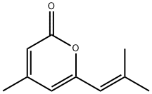 4-METHYL-6-(2-METHYL-1-PROPEN-1-YL)-2H-PYRAN-2-ONE 结构式