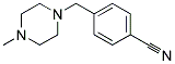 4-(4-METHYLPIPERAZINOMETHYL)BENZONITRILE 结构式