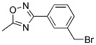 3-(5-METHYL-1,2,4-OXADIAZOL-3-YL)BENZYL BROMID 结构式