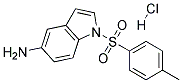 5-AMINO-1-(4-TOLUENESULPHONYL)-1H-INDOLE HYDROCHLORIDE, TECH. 结构式