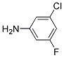 3-氯-5-氟苯胺 结构式