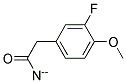 3-FLUORO-4-METHOXYPHENYLACETONITRIL 结构式