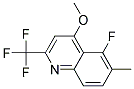 5-FLUORO-4-METHOXY-6-METHYL-2-(TRIFLUOROMETHYL)QUINOLIN 结构式