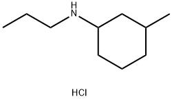 3-METHYL-N-PROPYLCYCLOHEXANAMINE HYDROCHLORIDE 结构式