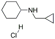 N-(CYCLOPROPYLMETHYL)CYCLOHEXANAMINE HYDROCHLORIDE 结构式