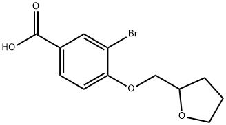 3-Bromo-4-((tetrahydrofuran-2-yl)methoxy)benzoicacid