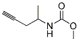 戊-4-炔-2-基氨基甲酸甲酯 结构式