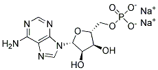 5'-一磷酸腺苷一钠盐 二水 结构式